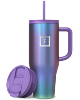 IRON °FLASK Co-Pilot mug with insulated straw lid for easy on-the-go sipping