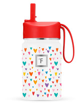 IRON °FLASK Kids Water Bottle Straw Lid with leakproof handle for school and travel