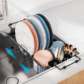 iSPECLE small-sink-drying-rack fits tiny sinks and saves counter space.