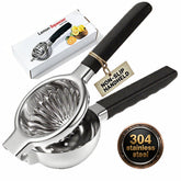Istarcas lemon squeezer with non-slip grip for easy citrus juicing.