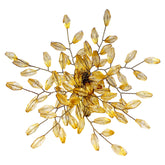 ITOS365 leaf-gold napkin rings enhance a formal dining setup