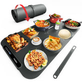 itrusou Food Warming Mat demonstrates wide heating area for keeping several dishes warm