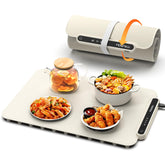 itrusou food warming mat demonstrates full-surface heating for even warmth on dishes