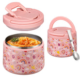 Itslife Kids Thermo 14oz Rainbow with lid on keeps meals hot and kid-friendly on the go