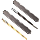 ITXIYC chopsticks in case, durable stainless steel for daily reuse.
