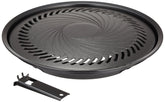 Iwatani CB-P-Y3 BBQ plate large close-up reveals durable die-cast aluminum construction.