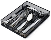 Jane Eyre utensil drawer organizer with mesh for easy cleaning and quick drying