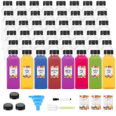 Janisfirst 12oz juice bottle with cap showing a secure tamper-evident seal for beverages.