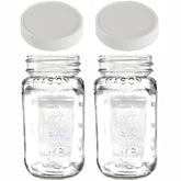 JARMING COLLECTIONS regular-mouth 24oz mason jar provides versatile storage for pantry staples.