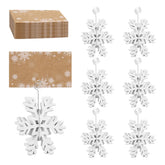 jarthenaamcs snowflake card holder enhances festive table settings with elegant charm.
