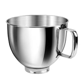 JEASOM 5qt mixing bowl showing tilt-head compatibility for KitchenAid, reliable fit.