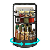 JEESA Lazy Susan rotating base for effortless spice access