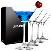 JEKOSEN Crystal Martini Glasses show brilliant clarity for elegant cocktails