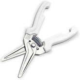 Jero stainless steel kitchen shears with mounted holder for easy storage.