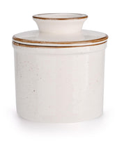 Jersinwei butter dish base water line shows seal for soft butter on the counter