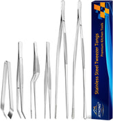 JETKONG 6 Pcs cooking tweezers set ready for precise plating and cooking