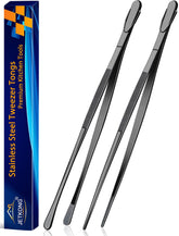 JETKONG 14-inch tweezers with ergonomic black handle for comfortable long use.