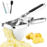 JETONN heavy-duty potato ricer with 22oz capacity in action for quick prep