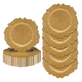 JEVERGN gold reef charger plate setup adds coastal elegance to upscale table decor