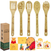 Jewelvwatchro bear-bee wooden spoons for smooth stirring in daily cooking