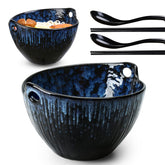 JH JIEMEI HOME ramen bowl with chopsticks for convenient meals