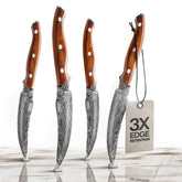 Jikko Bushido Edition steak knife with rosewood handle for precise cuts