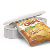 JIMEZON Mini Bag Sealer in compact design for quick sealing of snacks