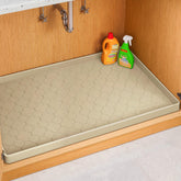 Jin&Bao under-sink mat 34x22 covers cabinet area for full protection