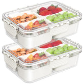 JINZORE Snackle Box container with lid keeps snacks organized for on-the-go meals