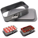 JJYHEHOT rectangular springform pan with removable bottom for clean cake release
