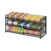 JKsmart 3-tier can rack front view showing organized pantry storage and easy access