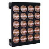 JMBTLUS wall-mounted coffee pod holder keeps 20 K-Cups within easy reach.