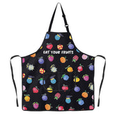JNIAP devil-fruits kitchen apron with anime design for cooking and splash protection.