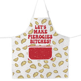 JNIAP Pierogi apron front view with adjustable neck and pocket for practical use