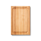 John Boos BBQ Series cutting board top view shows an 18x12 inch surface and juice groove
