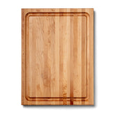 John Boos CB Series maple cutting board with juice groove supports clean slicing and easy juice drainage.
