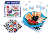 Johnny World 9x9 decorative cold mats on cheese board for stylish cooling