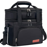 JOINGO lunch box expandable double-layer compartment keeps foods organized and fresh.