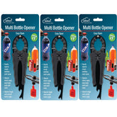 Jokari 3-pack multi bottle opener with ergonomic handle for easy grip