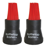 Jokari Bottletop BBQ Baster 2-pack in black for mess-free basting.