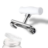 JOMIHONEY upgraded jar opener with stainless steel teeth for secure lid grip and smooth twisting