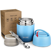JOOPETALK 17 oz insulated lunch container with wide mouth for easy filling and cleaning