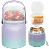 JOOPETALK 2-in-1 soup thermo 14oz keeps hot meals ready for school or work.