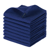 Joybest waffle-weave dish cloths for durable cookware cleaning.