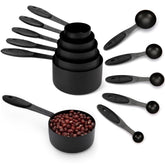Joyhill 10-piece measuring set on counter with nesting