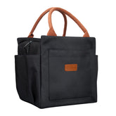 Joymee insulated lunch bag showing its large capacity for meals and snacks.