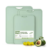 Joyzan TPU cutting board 8.3x11.8-inch overview for versatile kitchen prep.