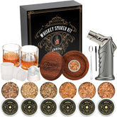 JRKOO whiskey smoker kit with torch ready for at-home smoking sessions.
