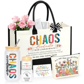 JSENGIFT chaos coordinator cup with lid and straw for daily hydration at work.