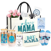 JTENGTOP boy mom tote bag, spacious and sturdy for daily use.